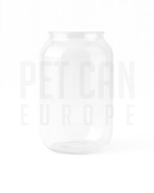 500 ml transparente PET-Dose – 100 Stück