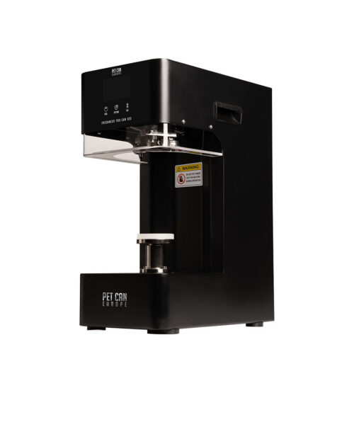 Automatischer PET-Dosenverschließer Black Edition – PRO (1000 Dosen/Stunde)