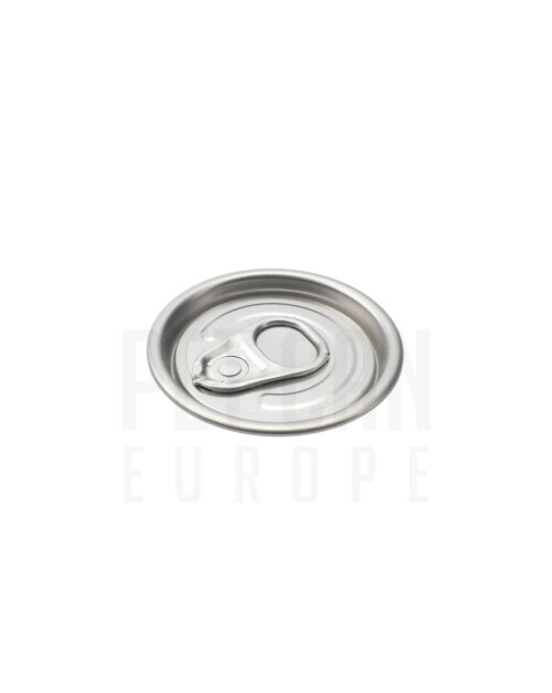 55 mm leicht zu öffnender Aluminium-Ringdeckel mit Vollöffnung – 100 Stück